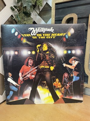 Whitesnake Live  In The Heart Of the City LP 1980 Mirage WTG 19292 VG+/VG