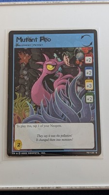 Mutant Peo 70/120 Curse Of Maraqua - Uncommon Neopets card