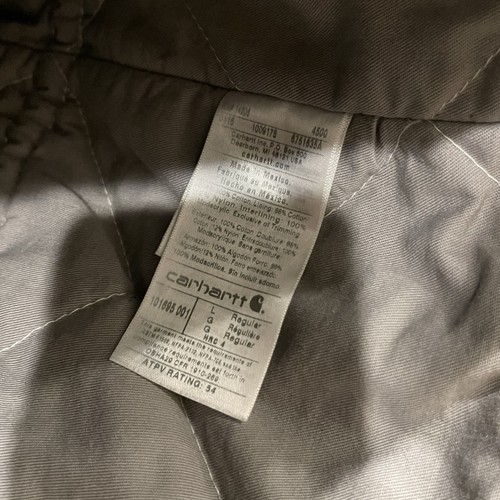 Black Flame Resistant High Vision Carhartt Jacket 101695 Size L - Picture 9 of 18