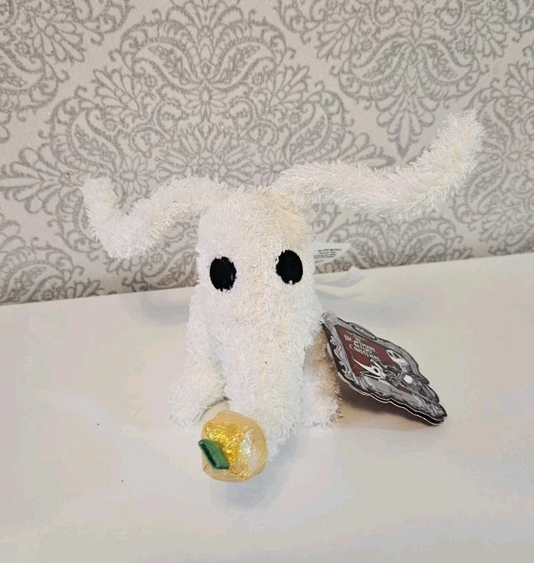 IMMACULATE TAGGED Disney Nightmare Before Christmas Beanbag Plush 11.5" Zero Dog - Image 2 of 4