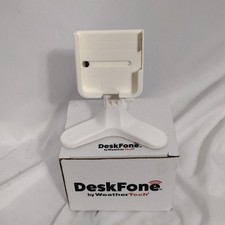NIB DeskFone by WeatherTech White Phone Holder Two View