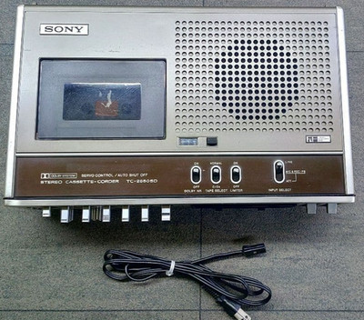 その他 Sony TC-2850SD Sony TC-2850SD Vintage Portable Stereo Cassette Recorder Player