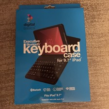 Bluetooth Keyboard  Case for 9.7" iPad Rose Gold Digital Basics Wireless