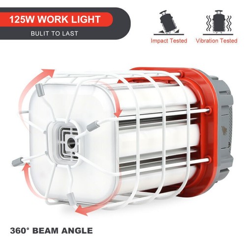 100W LED Temporary Work Light 14500Lm Linkable Construction Workshop Lighting US - Picture 5 of 11