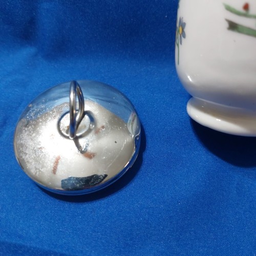 Coddler de huevo único floral Royal Worcester - Imagen 8 de 13