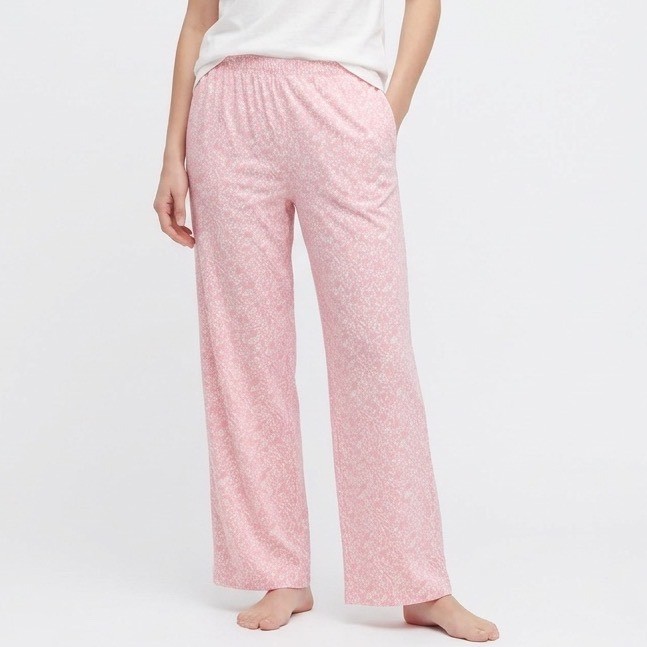 Charter Club Intimates Pajama Pants Womens XL Light Pink Ditsy Floral Print