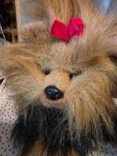 Ty Yorkie Yorkshire Terrier Dog Yappy Stuffed Animal 1997 Beanie Baby Plush Pup