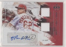 2019 Panini Diamond Kings DK Material Signatures Daniel Ponce de Leon Auto 0r4