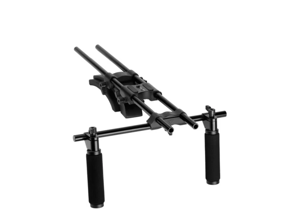 Plataforma de soporte de hombro para cámara Revo SR-1500 de doble agarre para cámaras o videocámaras Foto 2 de 4