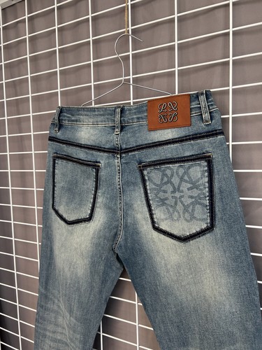 Loewe Vintage Jeans Mens Size 30 or S Slim Fit Blue Pants Luxury