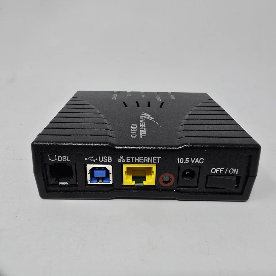 Westell DSL Router Model 6100 Wind River 2006 E90-610015-06 Works - Image 3 of 4