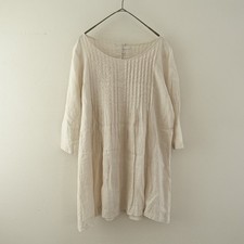 Lisette Linen Pintuck Tunic Size 38