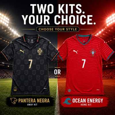Cristiano Ronaldo Portugal 2026 Special Jersey ''Pantera Negra'' & ''Ocean Energy''