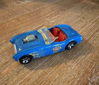 2000 Hot Wheels Blue Planet Hot Wheels Austin Healey Convertible Die Cast 1/64