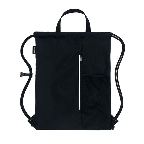 Men & Women Outdoor Sport Gym Sack Waterproof Drawstring Backpack Bag (black) - Picture 6 of 6