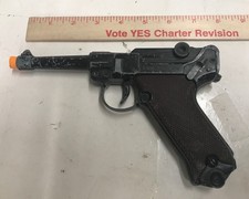 Vintage Lone Star Luger 9 mm Cap Gun - Triggers Work Fine -Lever To Open Sticks