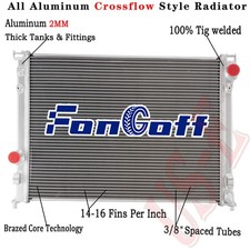 4 Rows Aluminum Radiator For 09-23 Dodge Charger Challenger 3.6L V6 5.7L V8