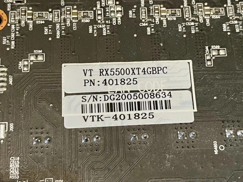 VisionTek AMD Radeon RX 5500 XT PCI-E Graphics Card GDDR6 DisplayPort HDMI DVI-D - Image 3 of 4
