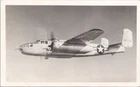 1940s VTG Photo WWII B-25 Mitchell Bomber Aircraft In Flight Military