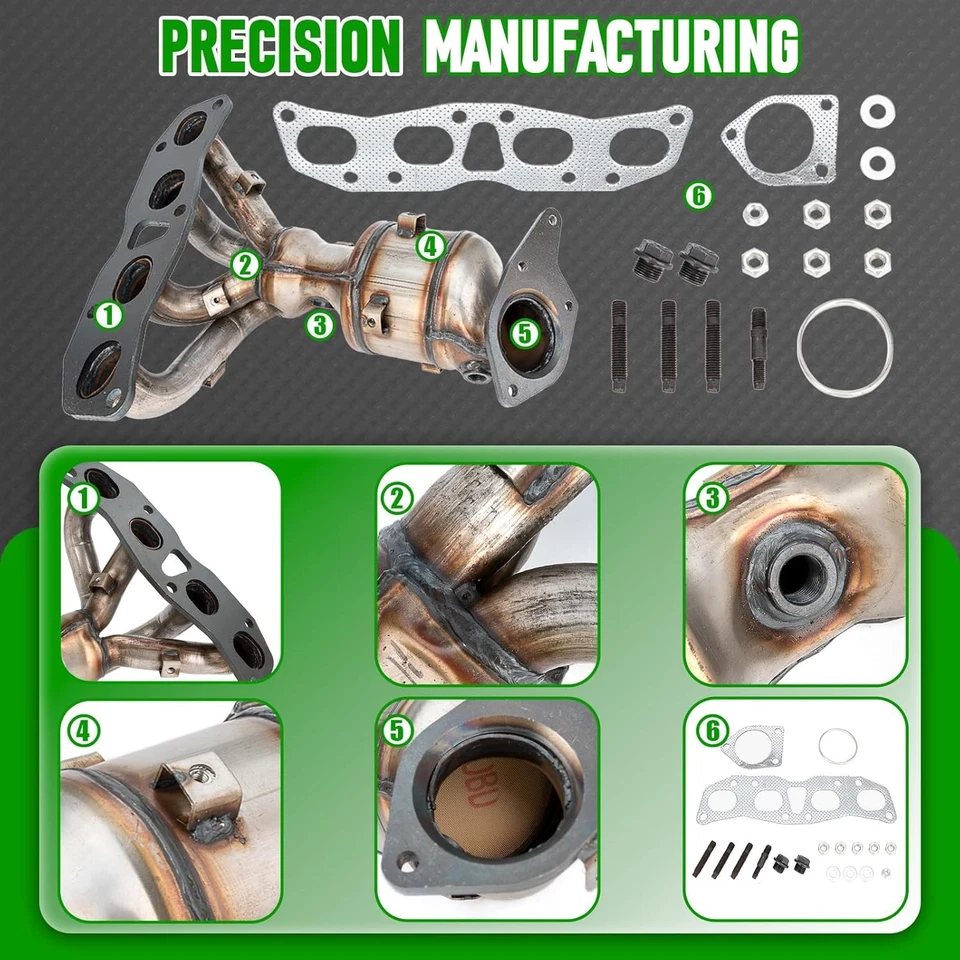 Kit convertidor catalítico delantero de alto flujo ajuste directo Altima 2007 2008 2009 2010... Foto 4 de 4