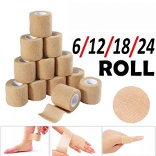 4/24X Medical Self Adherent Bandage Wrap Adhesive Gauze Elastic First Aid Tape