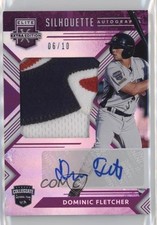 2018 Panini Elite Extra Edition Purple 6/10 Dominic Fletcher #UCSA-DF Auto s3g