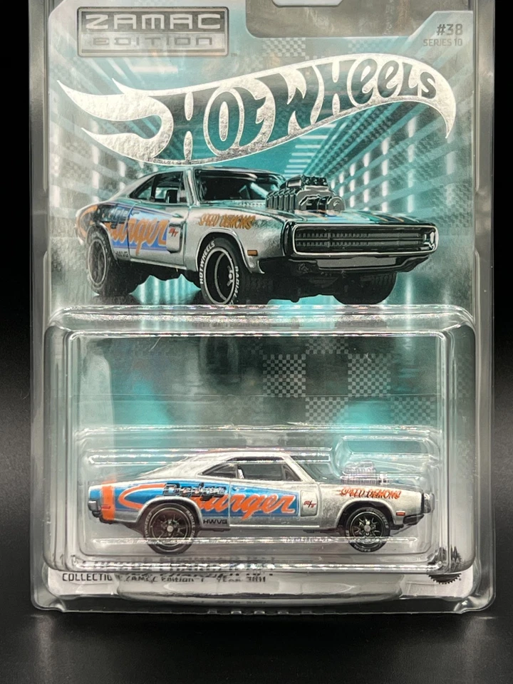 Hot Wheels Zamac Series 10 ~ ‘70 DODGE CHARGER R/T #38 ~ NFTG Garage *1 of 1864* - Image 3 of 4