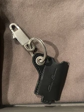 Authentic RICK OWENS Black Spalla Lux Mini Lighter Leather Holder Keychain