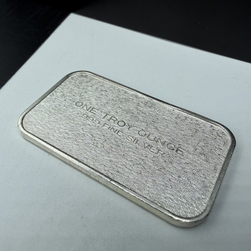 Vintage ELVIS PRESLEY KING of Rock n Roll 1oz 999 Silver Bar - Picture 7 of 7