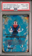 SSB Vegito, Energy Eruption -Pre Release PSA.10