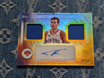 2026 Topps Inception Franchise Fundamental Autograph Relics Tyler Kolek 16/50