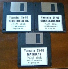 Yamaha SY-99 - 3 floppy disk