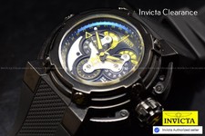 Invicta Mens Reserve X-WING Chrono Black Dial SWISS DIVER MASTER CALENDAR Watch