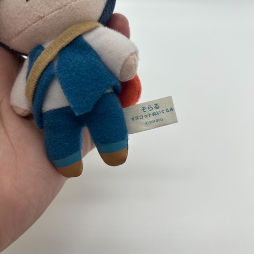 Soraru Mascot Fukuya Strap Plush 4" Stuffed Toy Doll Japan Charm Anime - Picture 8 of 8