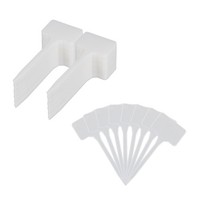 Pflanzenschilder Set Beschriftung KräUterstecker 100 StüCk Pflanzenstecker Weiß