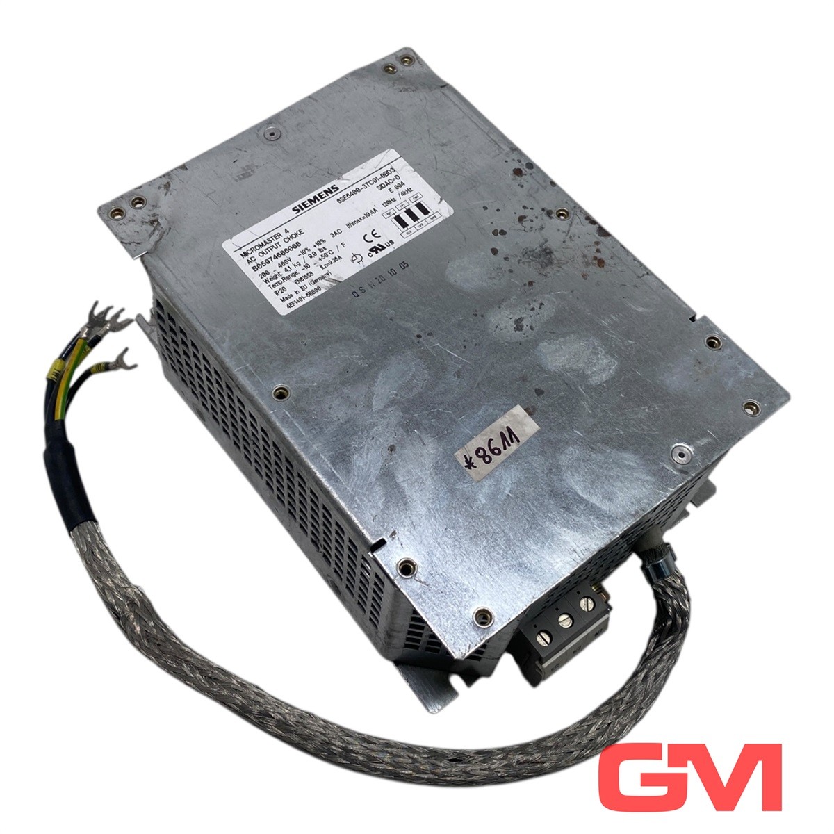 Siemens Output Choke 6SE6400-3TC01-0BD3 AC Output Choke 200V-480V Damaged