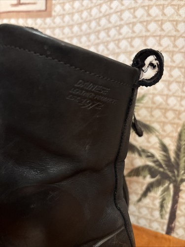 DAINESE Anfibio Cafe Racer Boots US BLACK Leather Motorcycle Mens Size US 11.5 - Picture 4 of 24