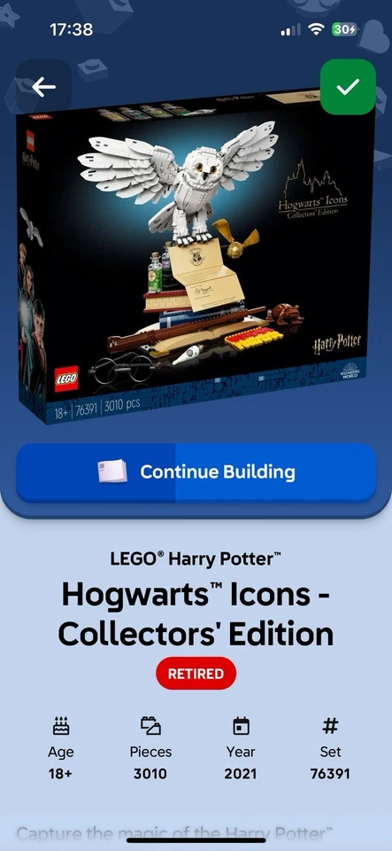 LEGO Harry Potter 76391 Hogwarts Icons Collectors' Edition, photo 2 of 3