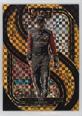 2025 Panini Select Trackside Gold Power Plaid Prizm 6/13 Jeb Burton #213 3hd