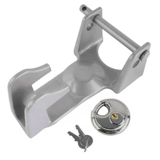 Silver Gooseneck Trailer Hitch Locks Model Coupler Trailer Lock TL50 for Heavy T