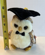 TY Beanie Baby - SMARTER the Owl (6.5 inch) Plush ~ 2001 Retired