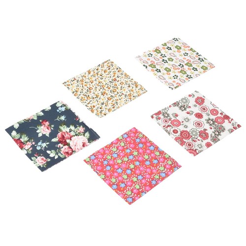100 Stück Quadratisches Stoffbündel Baumwolle Patchwork Nähen Quilten Stoff DIY - Bild 14 von 24