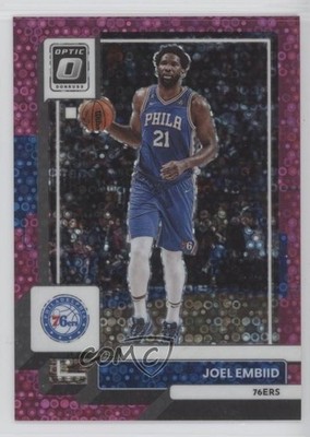 2022-23 Panini Donruss Optic Fast Break Pink Prizm 9/25 Joel Embiid #27 2o7