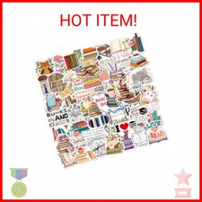 150PCS Retro Book Stickers for Kindle,Bookish Stickers for Water Bottles Laptop