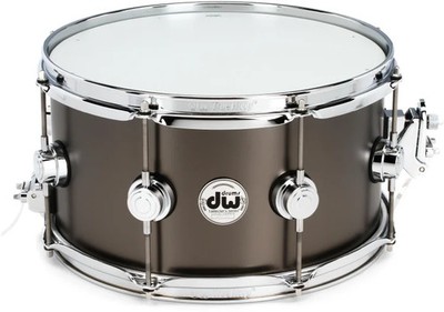 DW Collector's Series Metal Brass Snare Drum - 7 x 13-inch - Satin Black