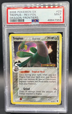 2006 POKEMON EX DRAGON FRONTIERS 23 TROPIUS REVERSE FOIL PSA 9