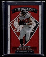 2021 Panini Rookies & Stars #CR-19 Tony Gonzalez Crusade Red Wave