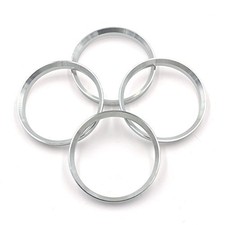 73.1mm Od To 67.1mm Id Hub Centric Rings Silver Aluminum Pack Of 4 73.1mm Od To 67.1mm Id Hub Centric Rings Silver Aluminum Pack Of 4
