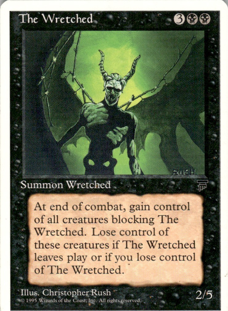 1994 Legends Magic The Gathering The Wretched LP