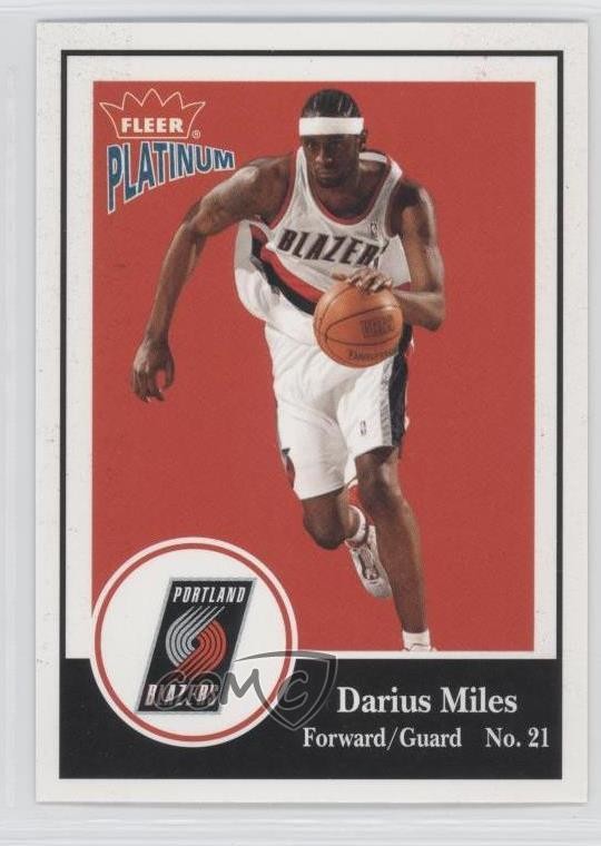 2003-04 Fleer Platinum Darius Miles #21 0s5